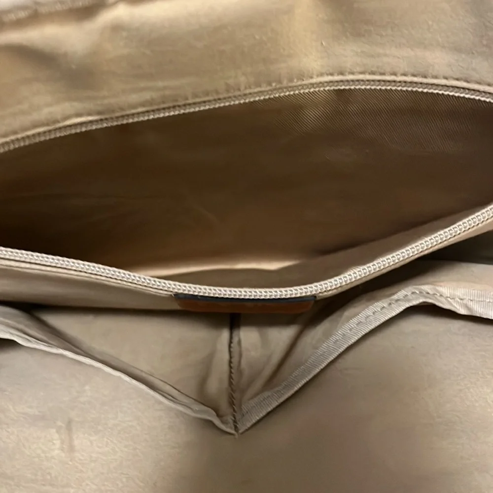 Banuce Vintage Cognac Color Leather Briefcase Laptop Travel Bag